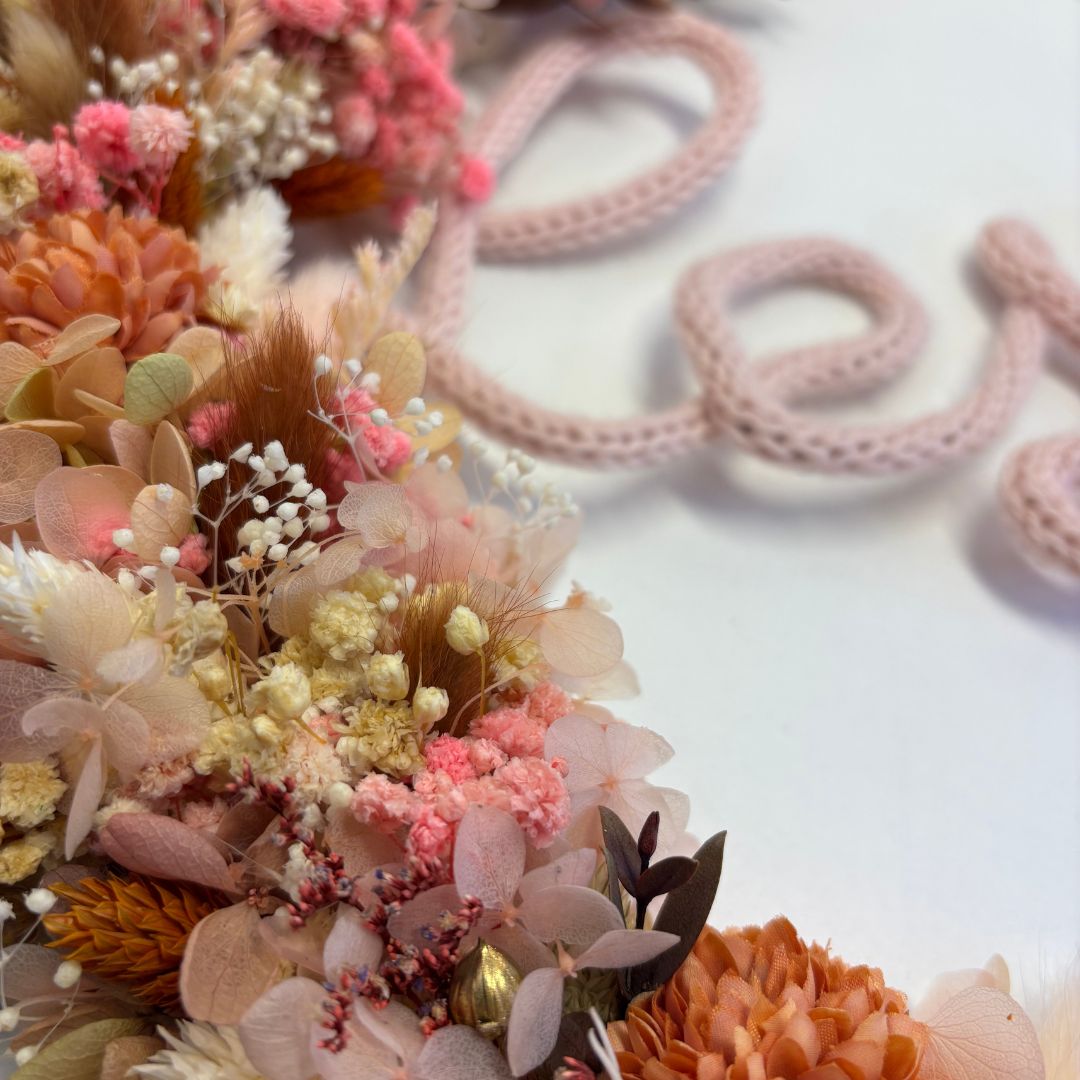 Couronnes de Fleurs Séchées
